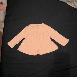 Carter's Soft Peach Baby Cardigan